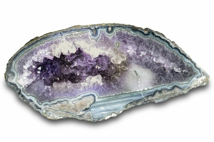 Sparkly, Purple Amethyst Geode - Uruguay #276810